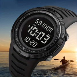 High-Performance Luminous Digital Watch - Dynamic Sports Watch with All-In-One Alarm - Rugged Night-Glow Design for Outdoor Adventures - Unisex Wristwatch for Students, Athletes & Everyone