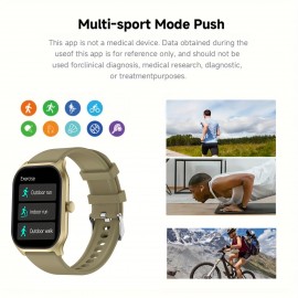 Smart Watch, Wireless Calling/Dial, Multi -Sport Mode, Calling Reminder And Rejection, SMS Reminder, Sports Watches, Change Wallpaper, Sports Monitoring, For IOS/Andriod