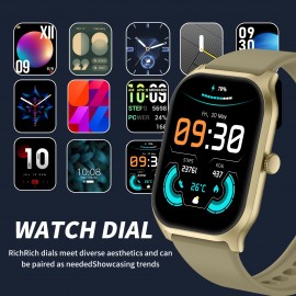 Smart Watch, Wireless Calling/Dial, Multi -Sport Mode, Calling Reminder And Rejection, SMS Reminder, Sports Watches, Change Wallpaper, Sports Monitoring, For IOS/Andriod