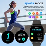 Smart Watch, Wireless Calling/Dial, Change Wallpaper, Activity Monitoring, For IOS/Andriod, Multi -Sport Mode, Calling Reminder And Rejection, SMS Reminder