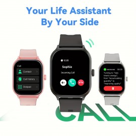 Smart Watch, Wireless Calling/Dial, Change Wallpaper, Activity Monitoring, For IOS/Andriod, Multi -Sport Mode, Calling Reminder And Rejection, SMS Reminder