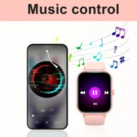 Smart Watch With Wireless Calling & Dial Function, Multi-Sport Modes, Activity Tracker, Custom Wallpaper, Compatible With IOS/Android, 1.54-inch Display - Sports Style