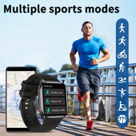 1pc Smart Watch, With Wireless Calling/Dial, Multi-Sport Modes, Various APP Reminders, Suitable For Men And Women, Sports Watches, Fitness Monitor, For IPhone And Android