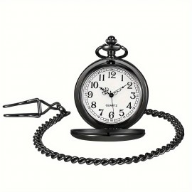 Funky Alloy Pocket Watch With Quartz Movement For Women, Unique Personalized Gift For Women Men