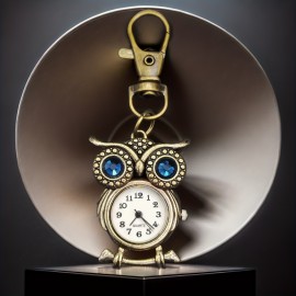 Cute Owl Quartz Pocket Watch Vintage Analog Necklace Pendant Fob Watch Nurse Watch Brooch For Women Men