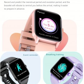 Smart Watch For Women Men, Call Functionality, Step Counter, 100+ Sports Modes, Pedometer & Alarm Compatible With IOS & Android, Ideal Gift For Couples