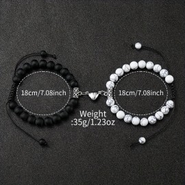 4pcs/set Fashion Unisex Silicone Strap Quartz Watch And Couple Love Heart Stainless Steel Bracelet Set