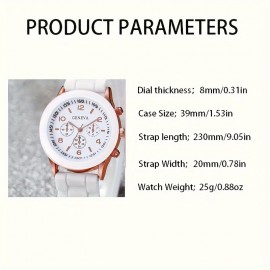 2Pcs/Set Fashion Casual Pointer Couple Quartz Watch, Minimalist Academy Style Couple Watch, Festival Selected Couple Watch, Selected Watch Gift For Each Other, Suitable For All Year Round