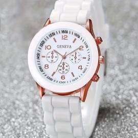 2Pcs/Set Fashion Casual Pointer Couple Quartz Watch, Minimalist Academy Style Couple Watch, Festival Selected Couple Watch, Selected Watch Gift For Each Other, Suitable For All Year Round