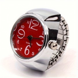 Y2K Punk Fashion Quartz Ring Watch Cool Stretchy Finger Watch For Women Men Valentines Gift For Him Her