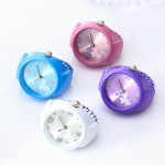 Colorful Three-leaf Clover Ring Watch Stylish And Trendy Simple With Multiple Colors For Men And Women