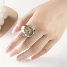 Simple Digital Glitter Ring Watch Fashionable Silver Finger Watch For Men And Women Assorted Colors