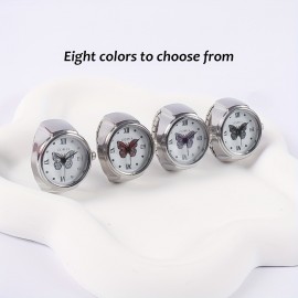 Fashionable Butterfly Ring Watches Alloy Strap Alloy Pointer Elegant Perfect Gifts For Her