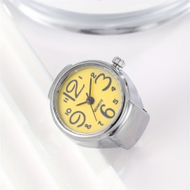 Chic 3pcs Set Women's Ring Watches - Vintage-Inspired Alloy Quartz Timepieces, Fashionable & Waterproof