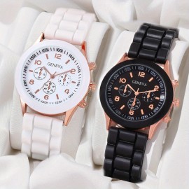 Black White Couple Watch