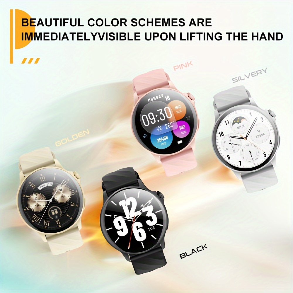 new 1 39 inches smart watch for women pejes womens fitness watch with wireless flash and chronograph features details 3