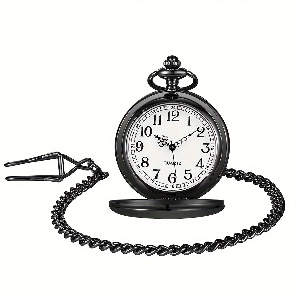 funky alloy pocket watch with quartz movement for women unique personalized gift for women men details 5