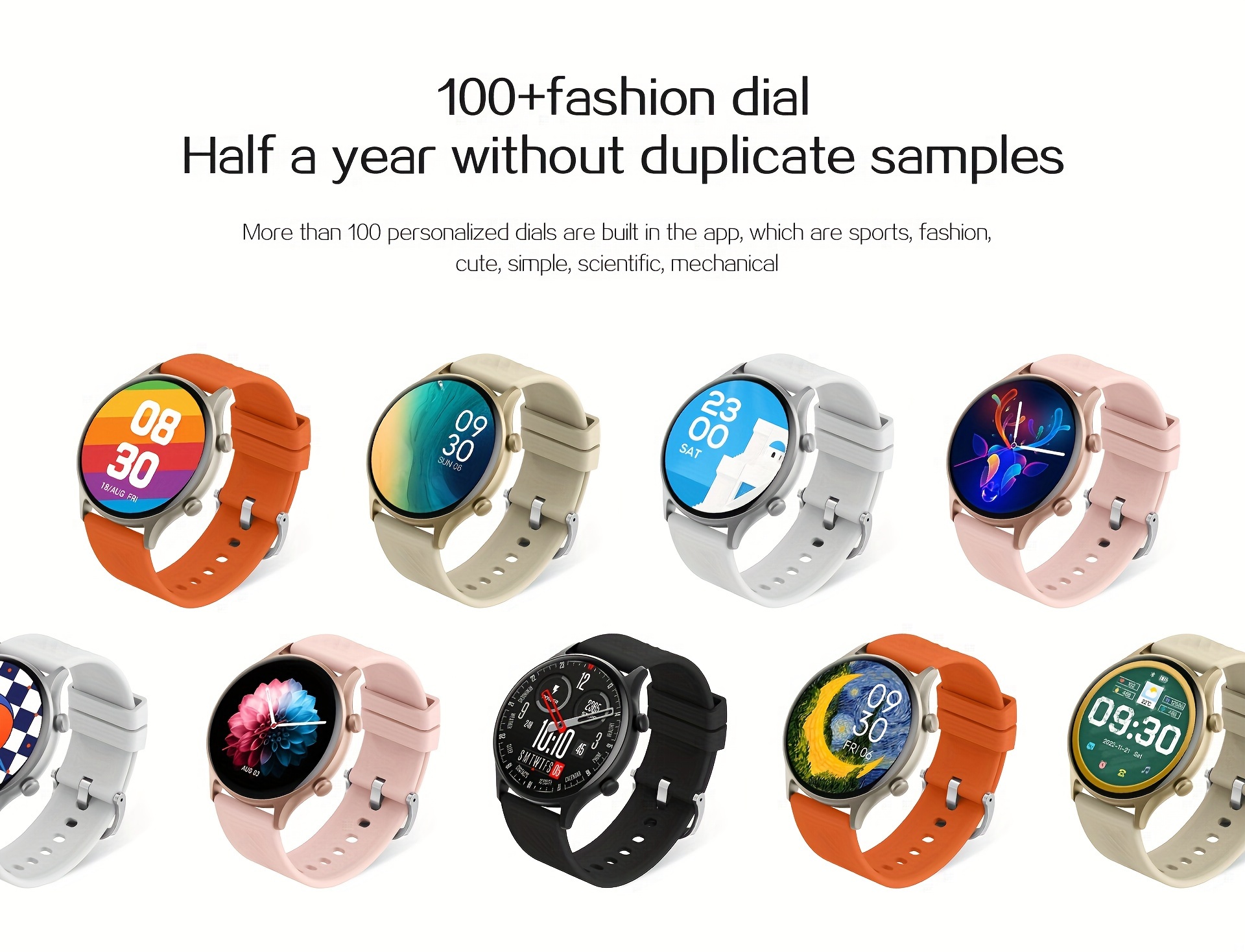   womens smartwatch 1 39 full touch screen 100 sports modes personalized dials activity   music control wireless calling for iphone android details 5