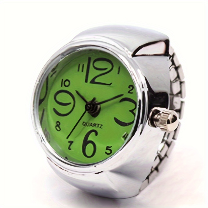 y2k punk fashion quartz ring watch cool stretchy finger watch for women men valentines gift for him her details 9