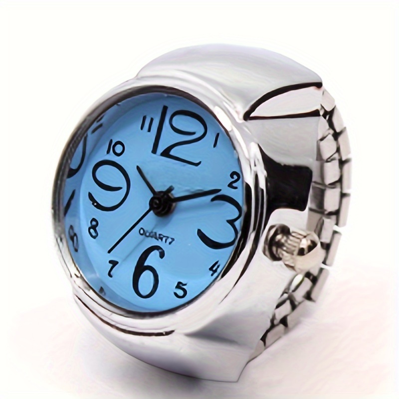 y2k punk fashion quartz ring watch cool stretchy finger watch for women men valentines gift for him her details 10