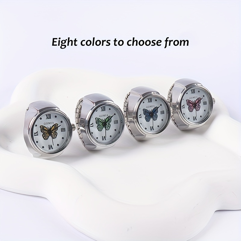 fashionable butterfly ring watches alloy strap alloy pointer elegant perfect gifts for her details 4