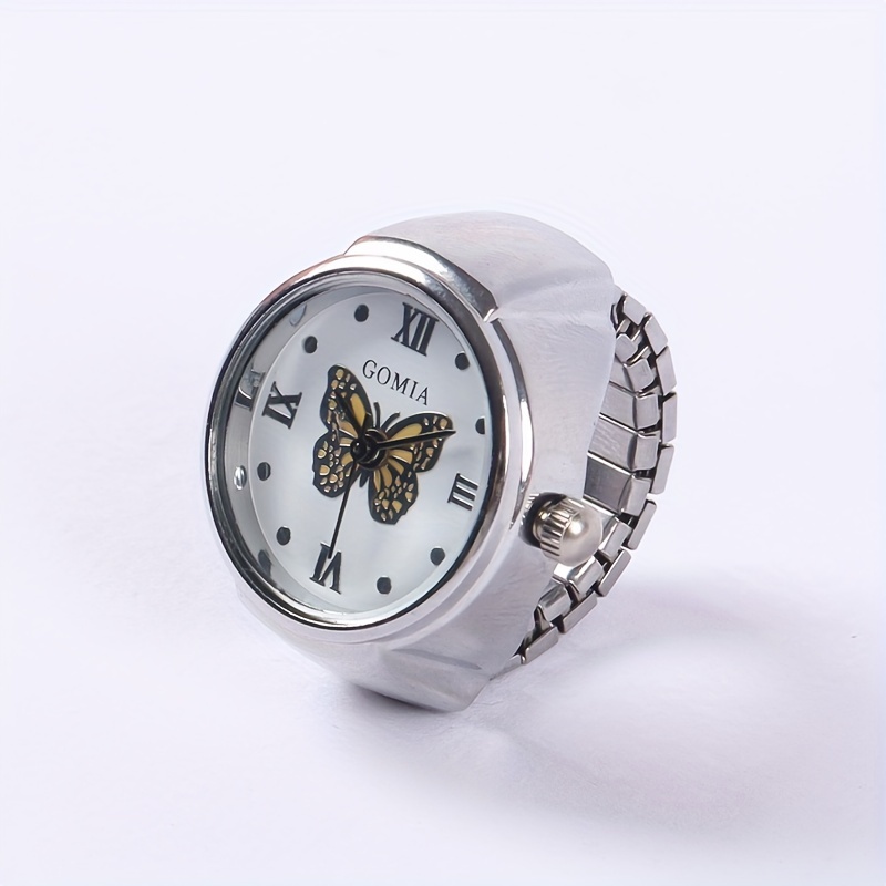 fashionable butterfly ring watches alloy strap alloy pointer elegant perfect gifts for her details 6