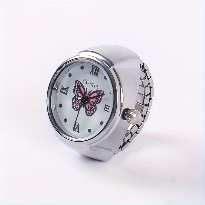 fashionable butterfly ring watches alloy strap alloy pointer elegant perfect gifts for her details 7