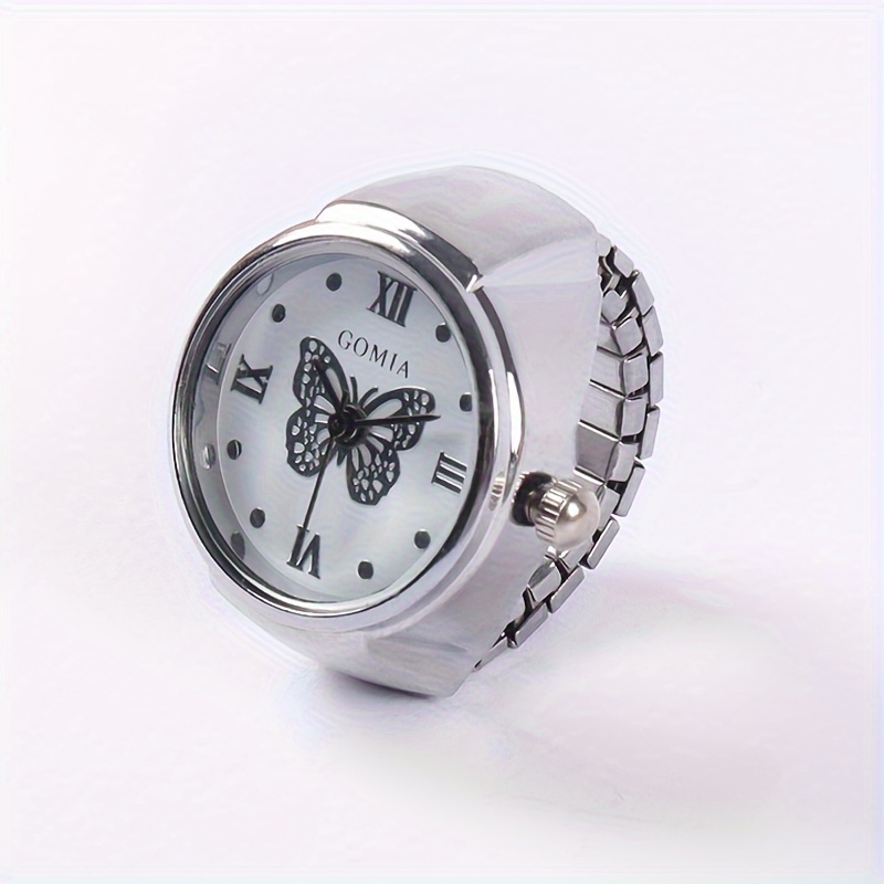 fashionable butterfly ring watches alloy strap alloy pointer elegant perfect gifts for her details 8