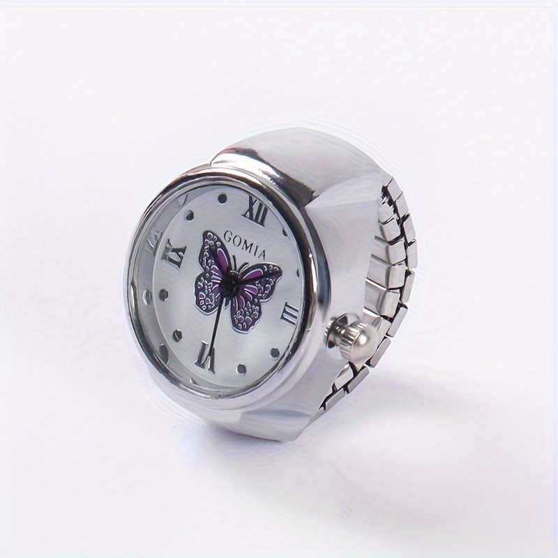 fashionable butterfly ring watches alloy strap alloy pointer elegant perfect gifts for her details 9